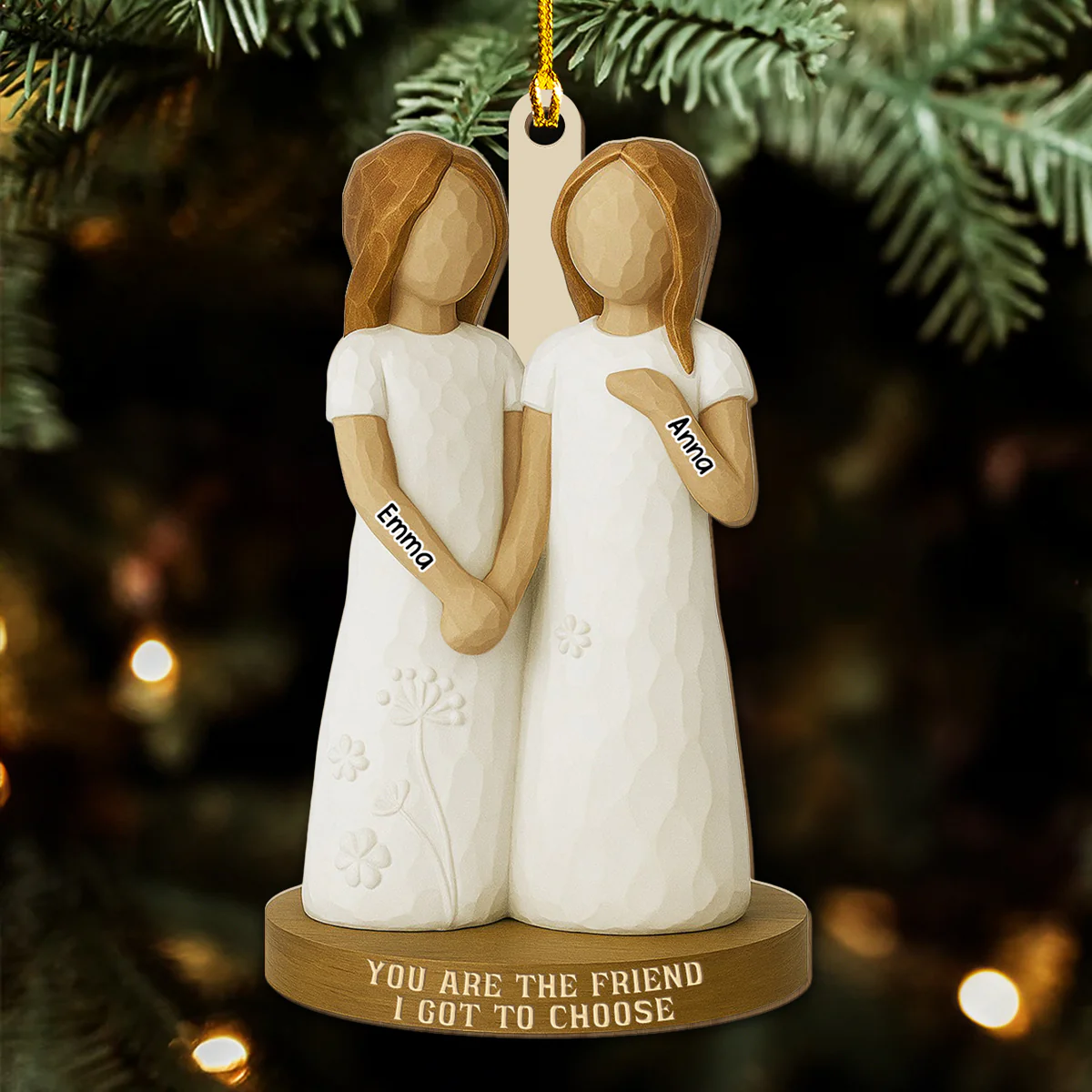 I Got To Choose - Personalized Custom Wood Ornament - Image 2