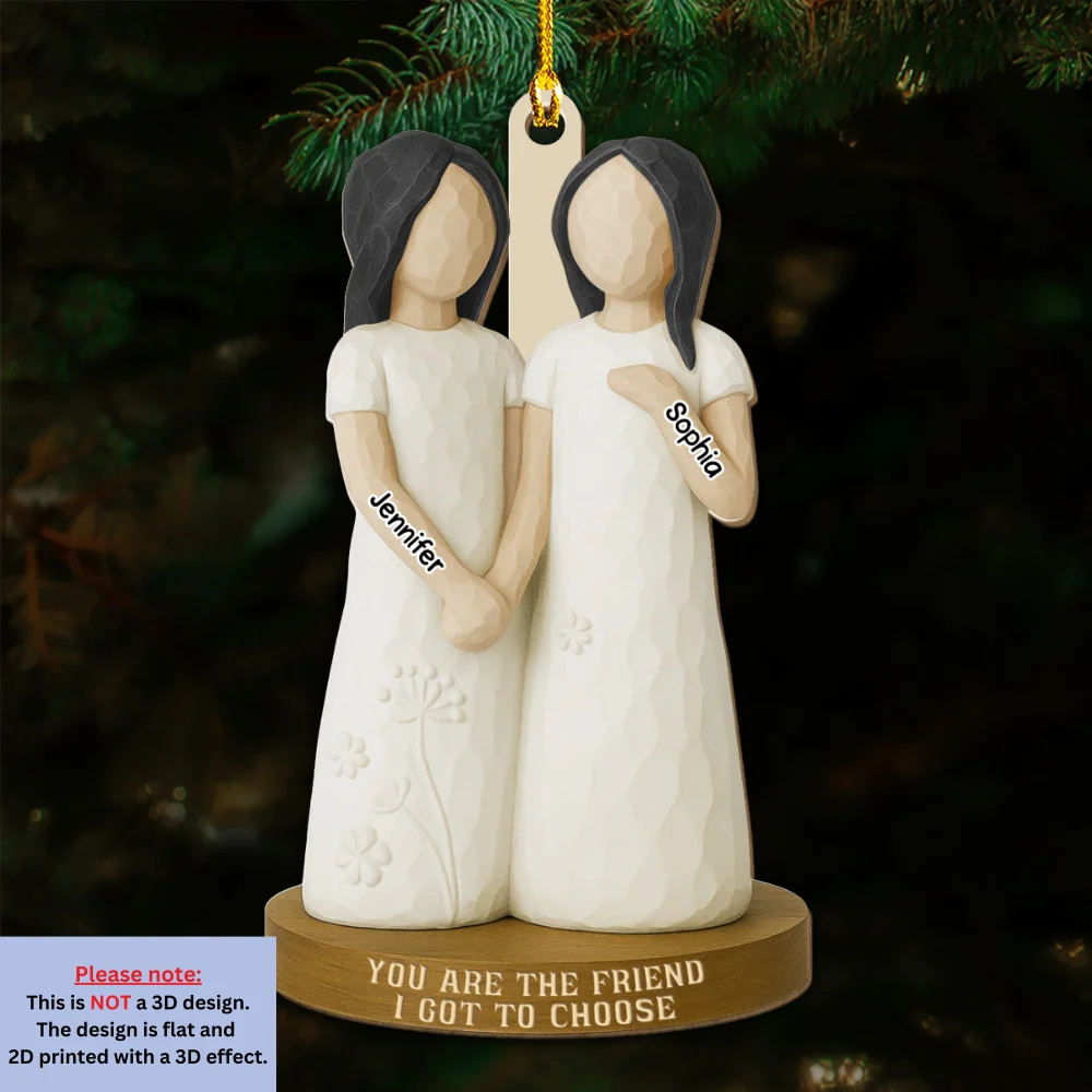 I Got To Choose - Personalized Custom Wood Ornament - Image 4