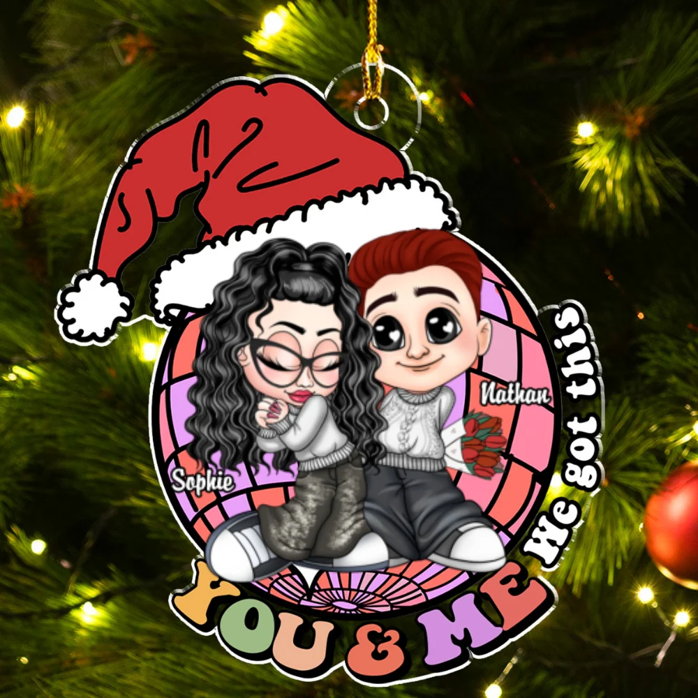 I Got You - Personalized Custom Acrylic Ornament - Image 6