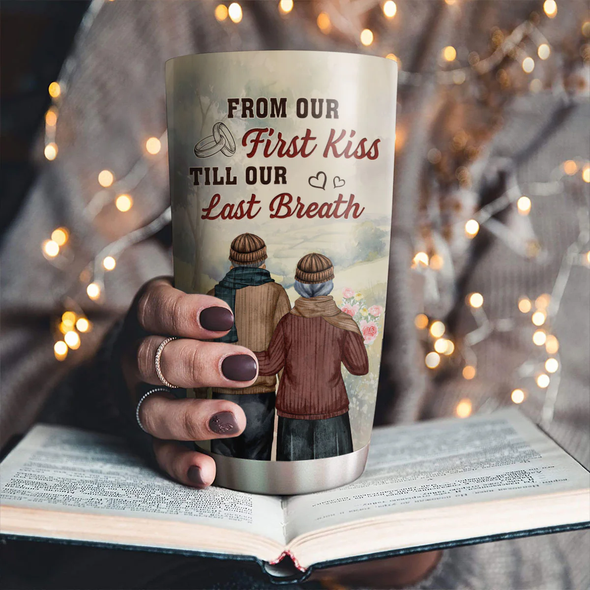 I Had You And You Had Me - Personalized Custom Tumbler - Image 2