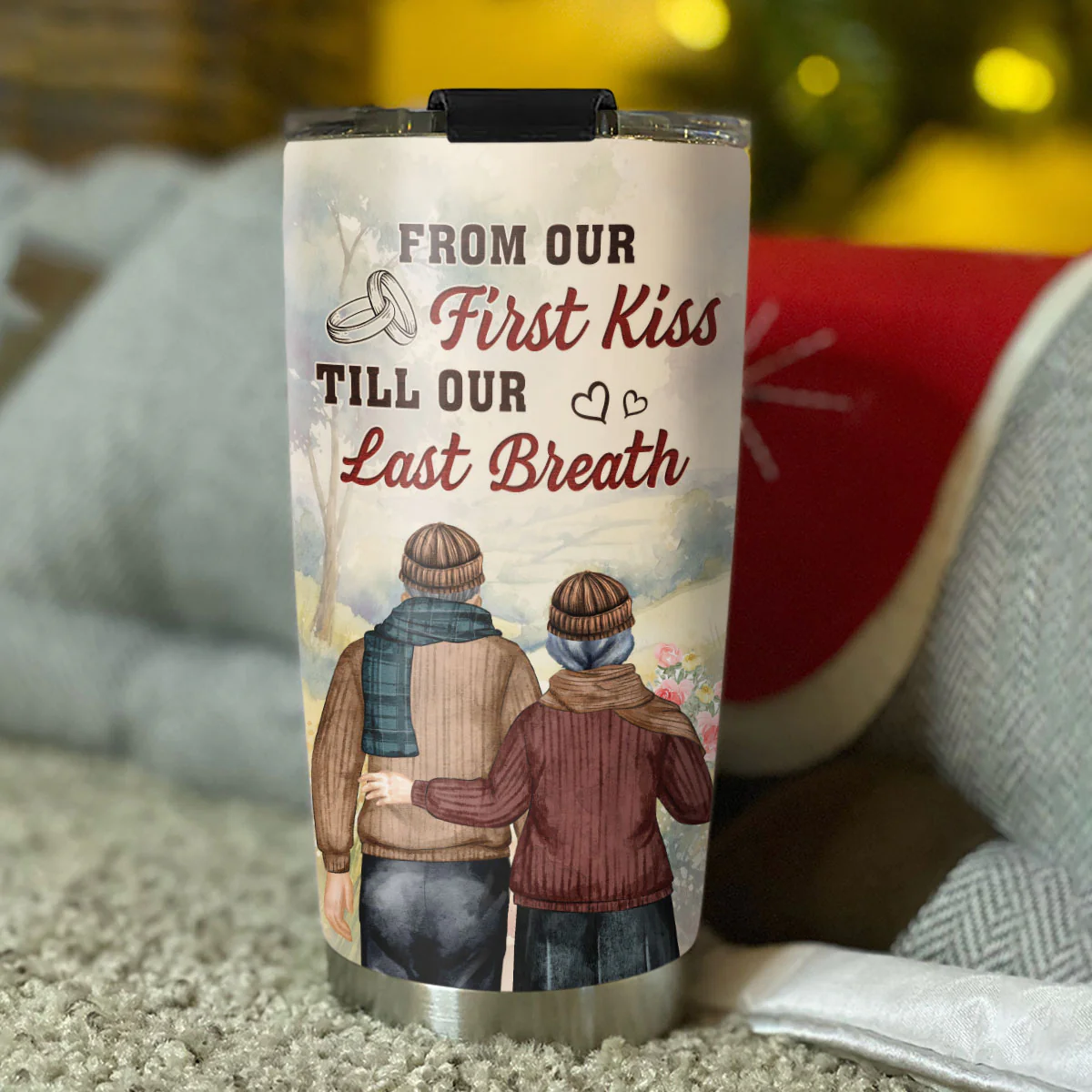 I Had You And You Had Me - Personalized Custom Tumbler - Image 4