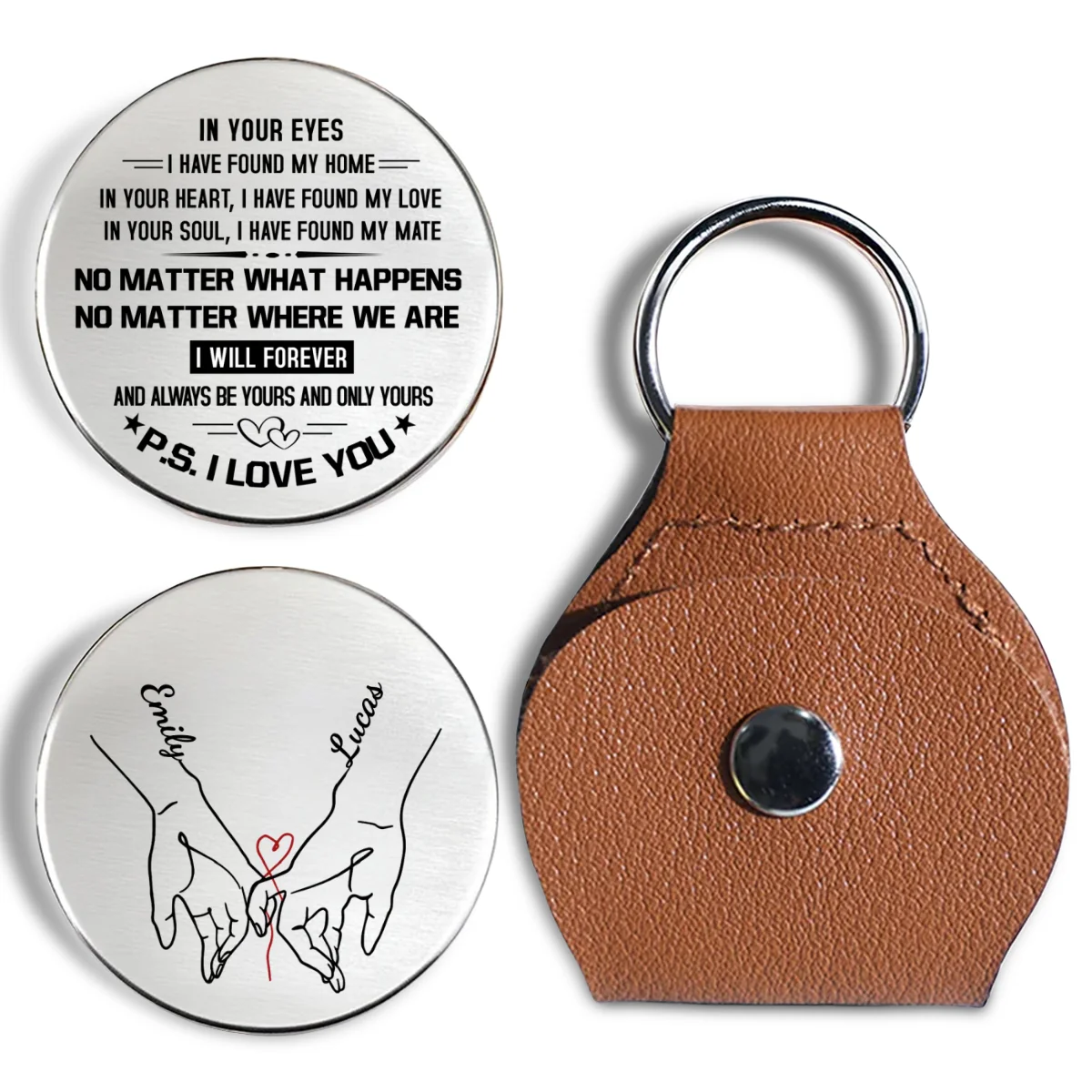 I Have Found My Love - Personalized Custom Pocket Hug - Image 7