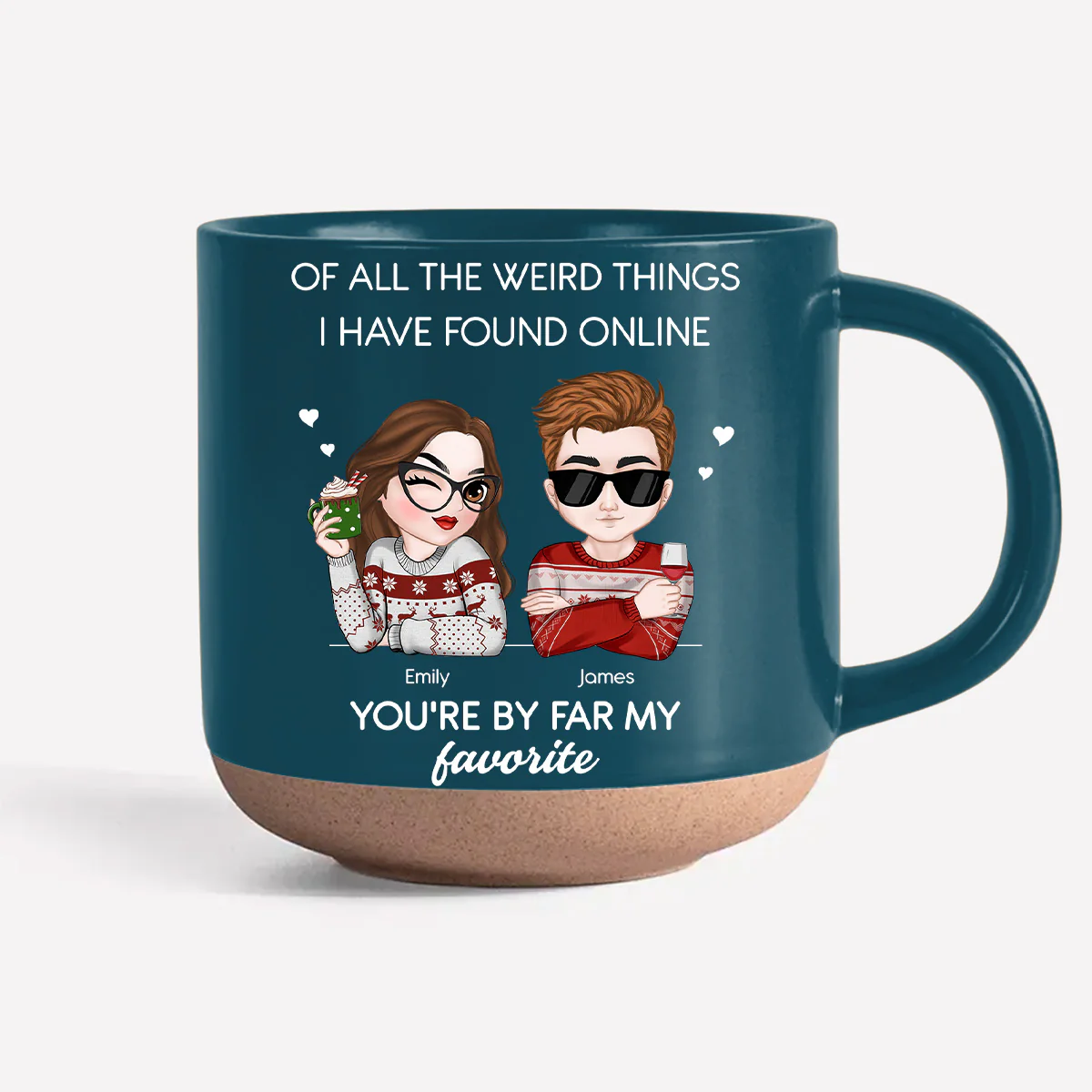 I Have Found Online - Personalized Custom Pottery Mug - Image 4