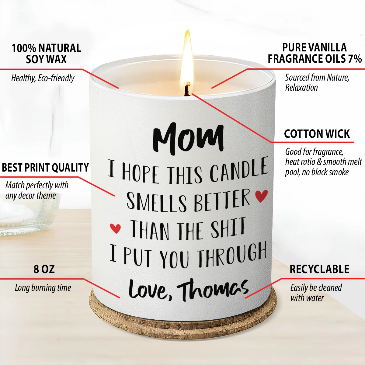 I Hope It Smells Good - Personalized Custom Candle - Image 4