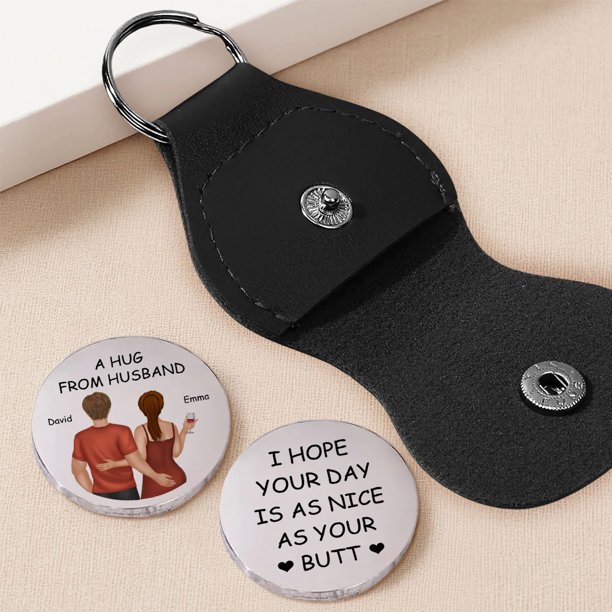 I Hope Your Day Is Nice - Personalized Custom Pocket Hug - Image 3