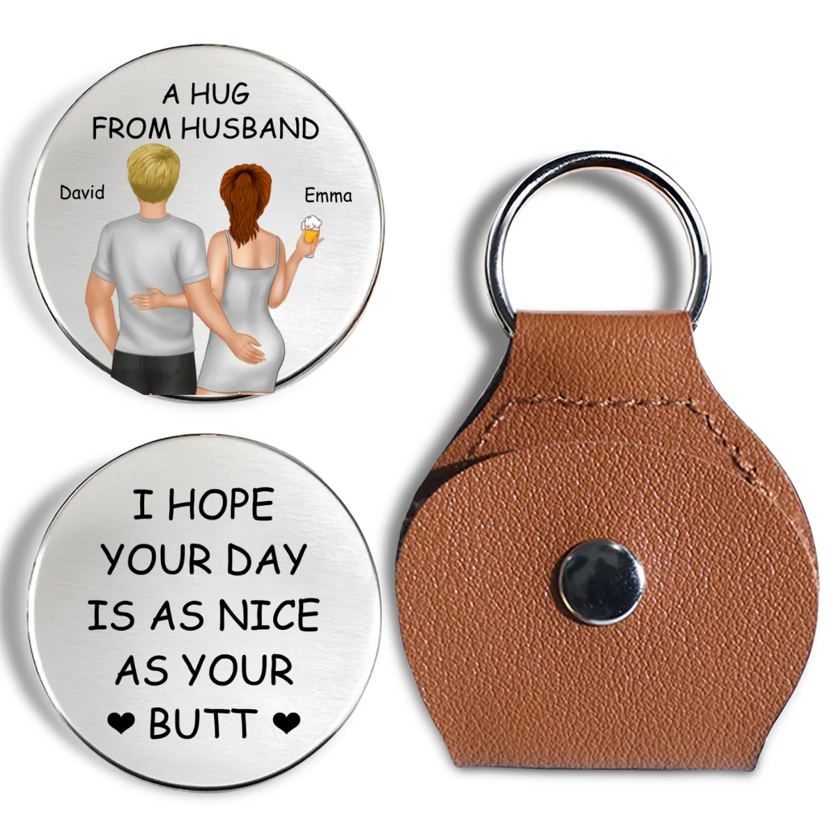 I Hope Your Day Is Nice - Personalized Custom Pocket Hug - Image 5