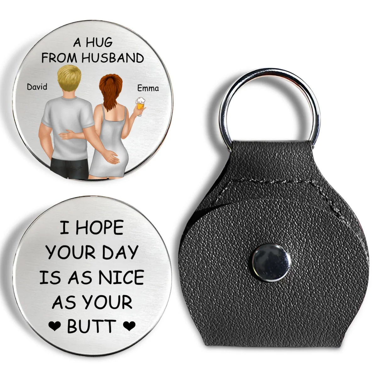 I Hope Your Day Is Nice - Personalized Custom Pocket Hug - Image 7