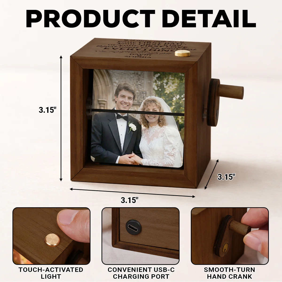 I Just Want - Personalized Custom Photo Flipbook Animation Box - Image 5