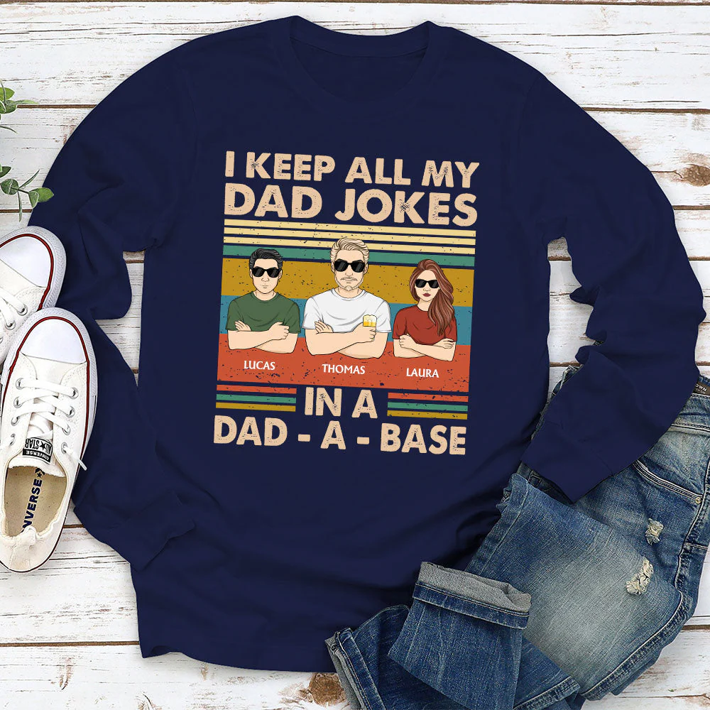 I Keep All My Dad - Personalized Custom Shirt - Image 2