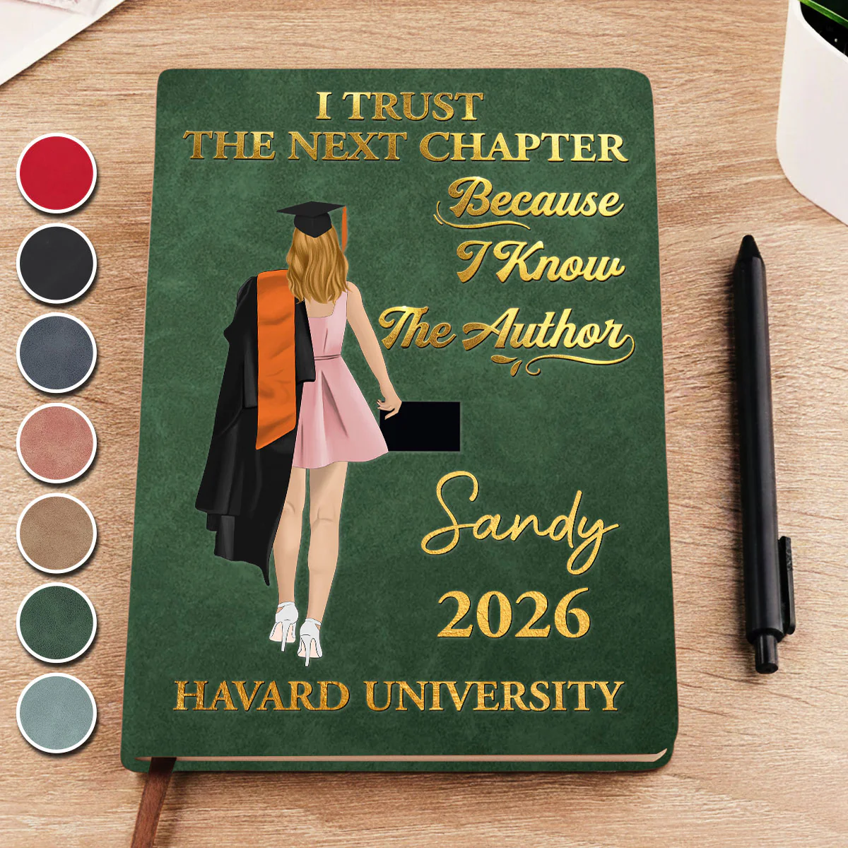 I Know The Author - Personalized Custom Leather Journal