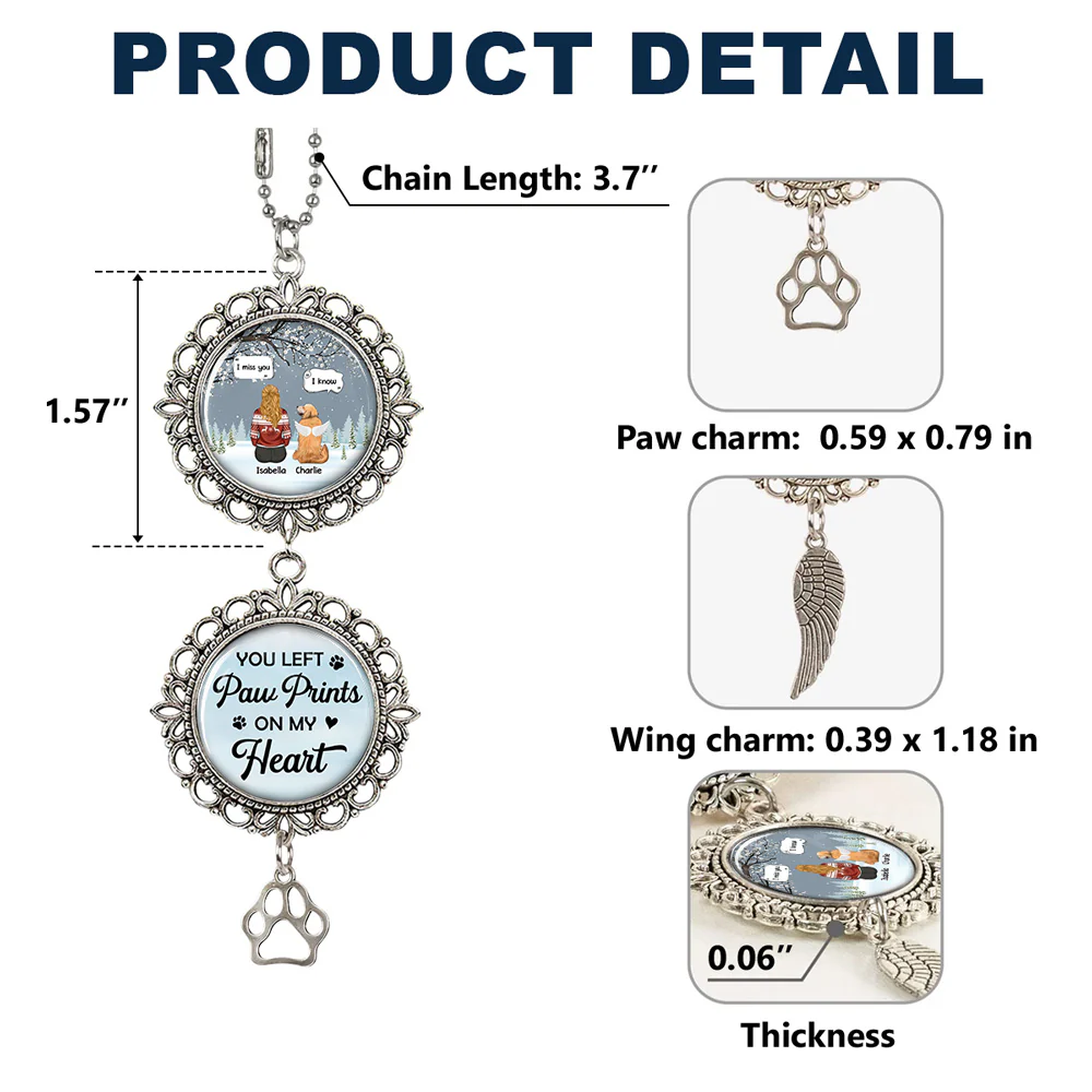 I Know You Miss Me - Personalized Custom Charming Ornament - Image 5