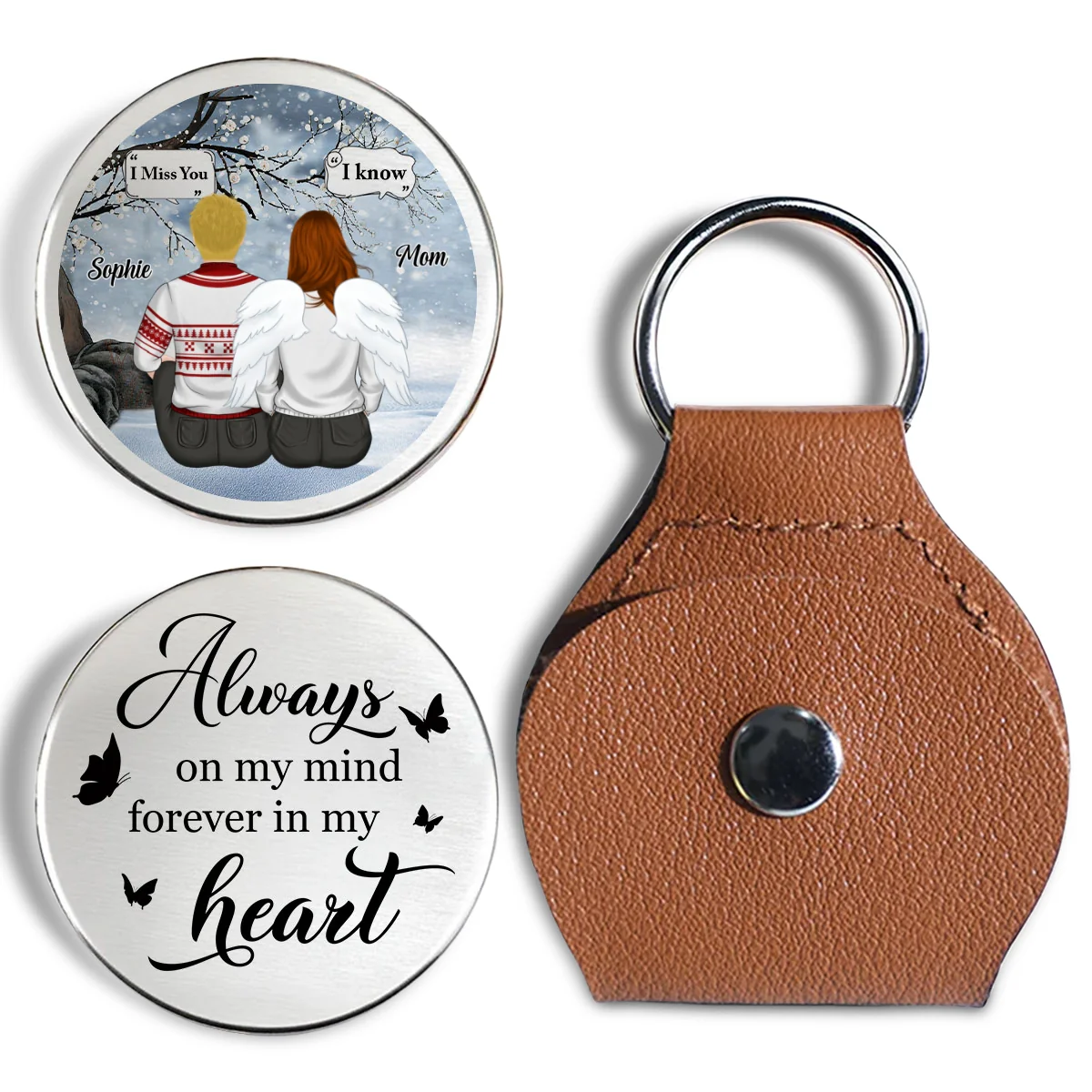 I Know You Miss Me - Personalized Custom Pocket Hug - Image 6