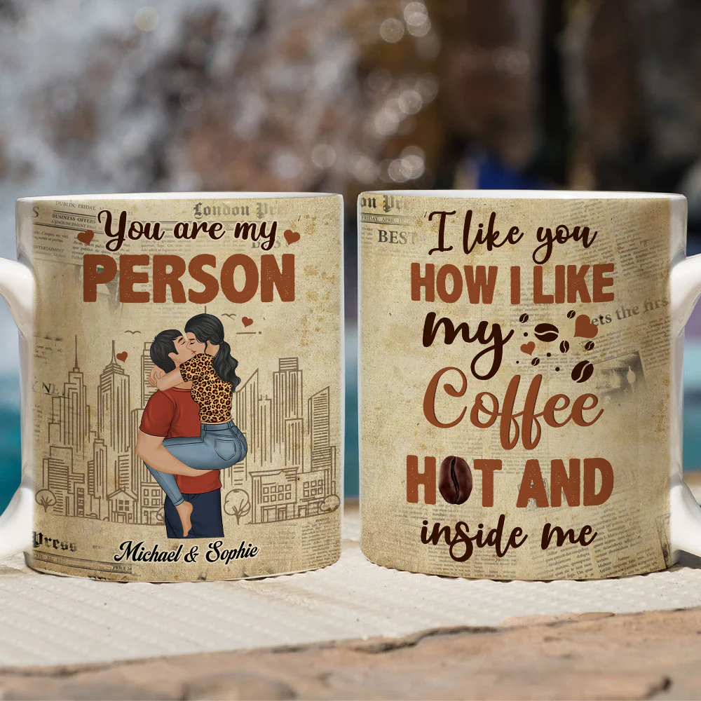 I Like You How I Like My Coffee - Personalized Custom Coffee Mug - Image 4