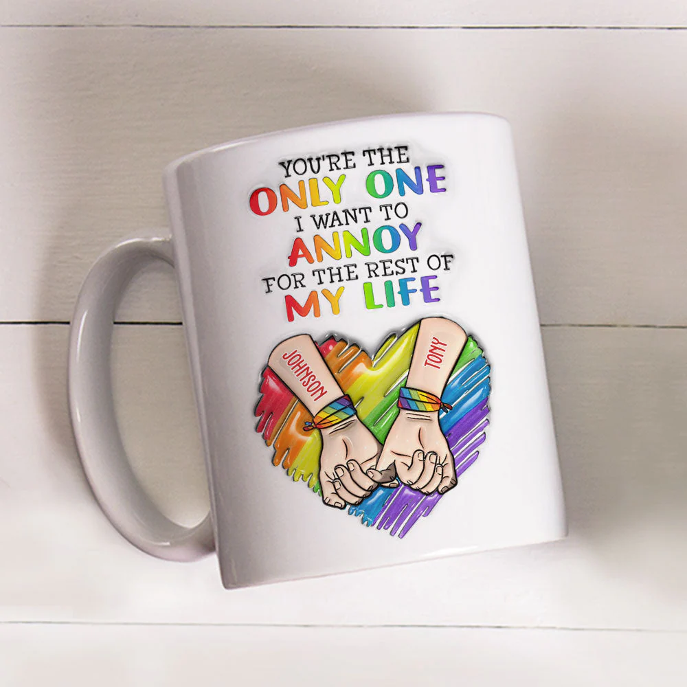 I Liked You Im Keeping You - Personalized Custom 3D Inflated Effect Mug - Image 3