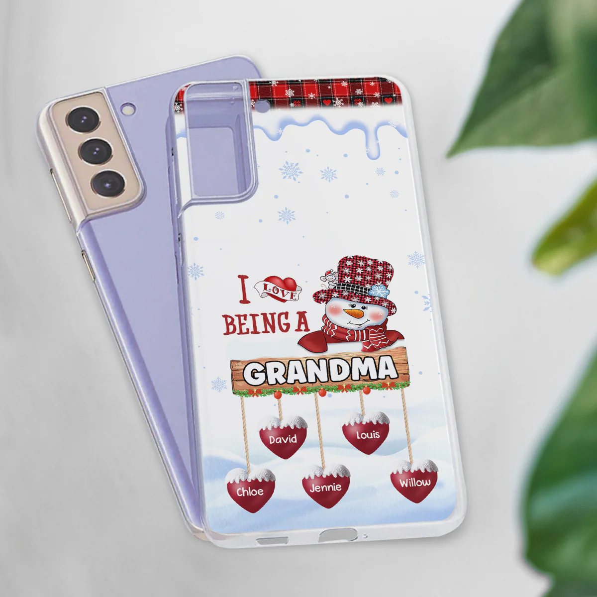 I Love Being A Grandma - Personalized Custom Phone Case - Image 24