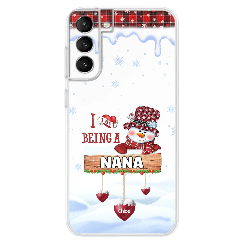 I Love Being A Grandma - Personalized Custom Phone Case - Image 25