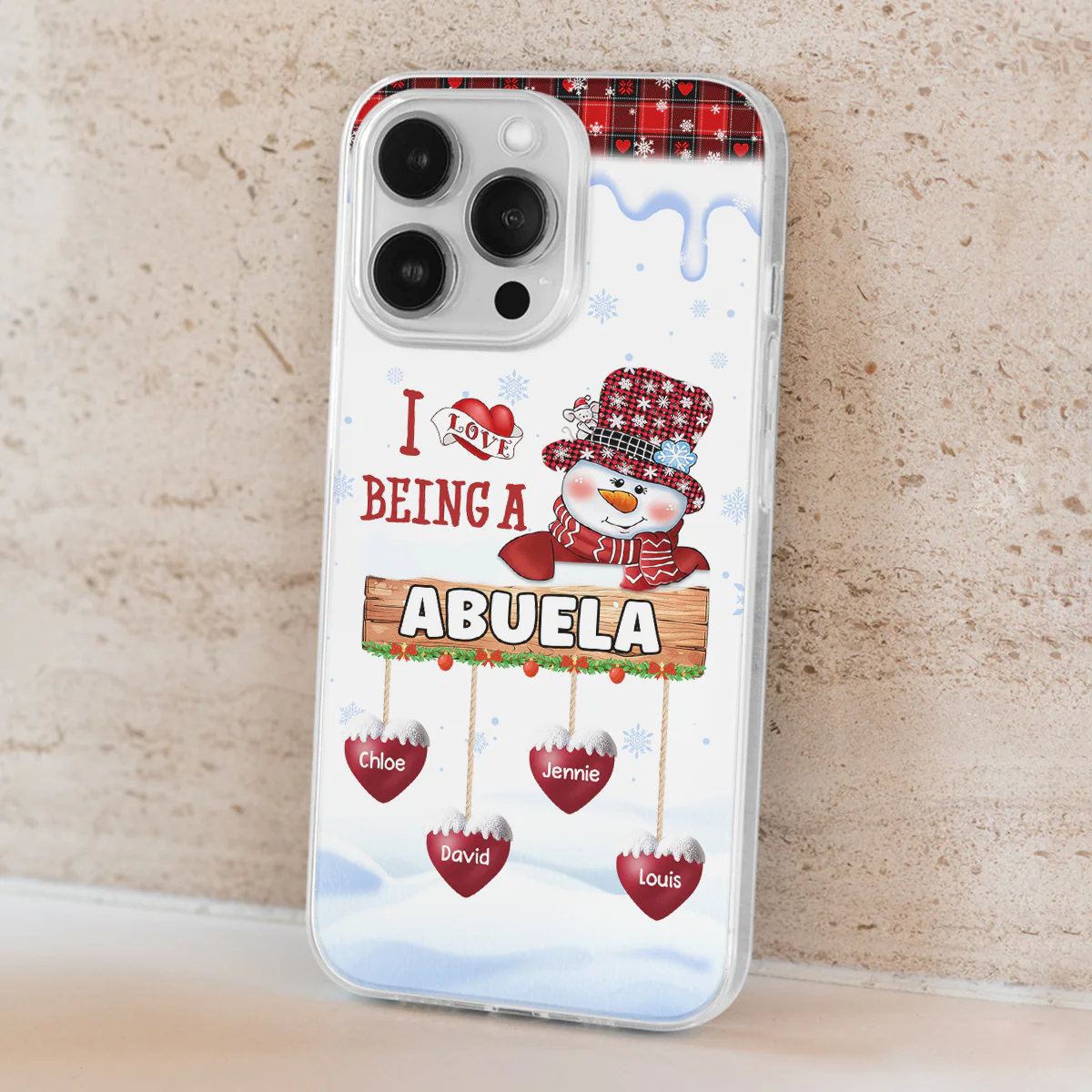 I Love Being A Grandma - Personalized Custom Phone Case - Image 3