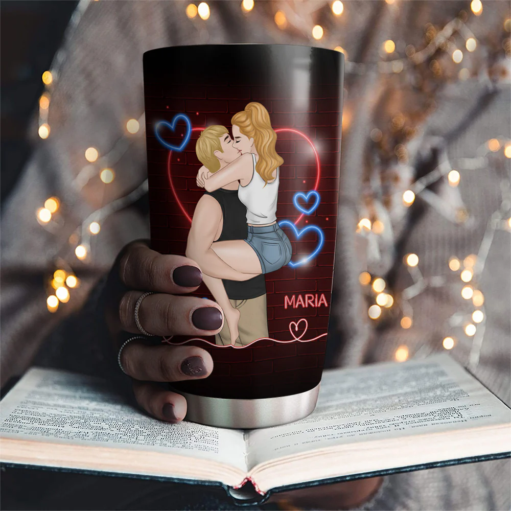 I Love You And Your Butt - Personalized Custom Tumbler - Image 4
