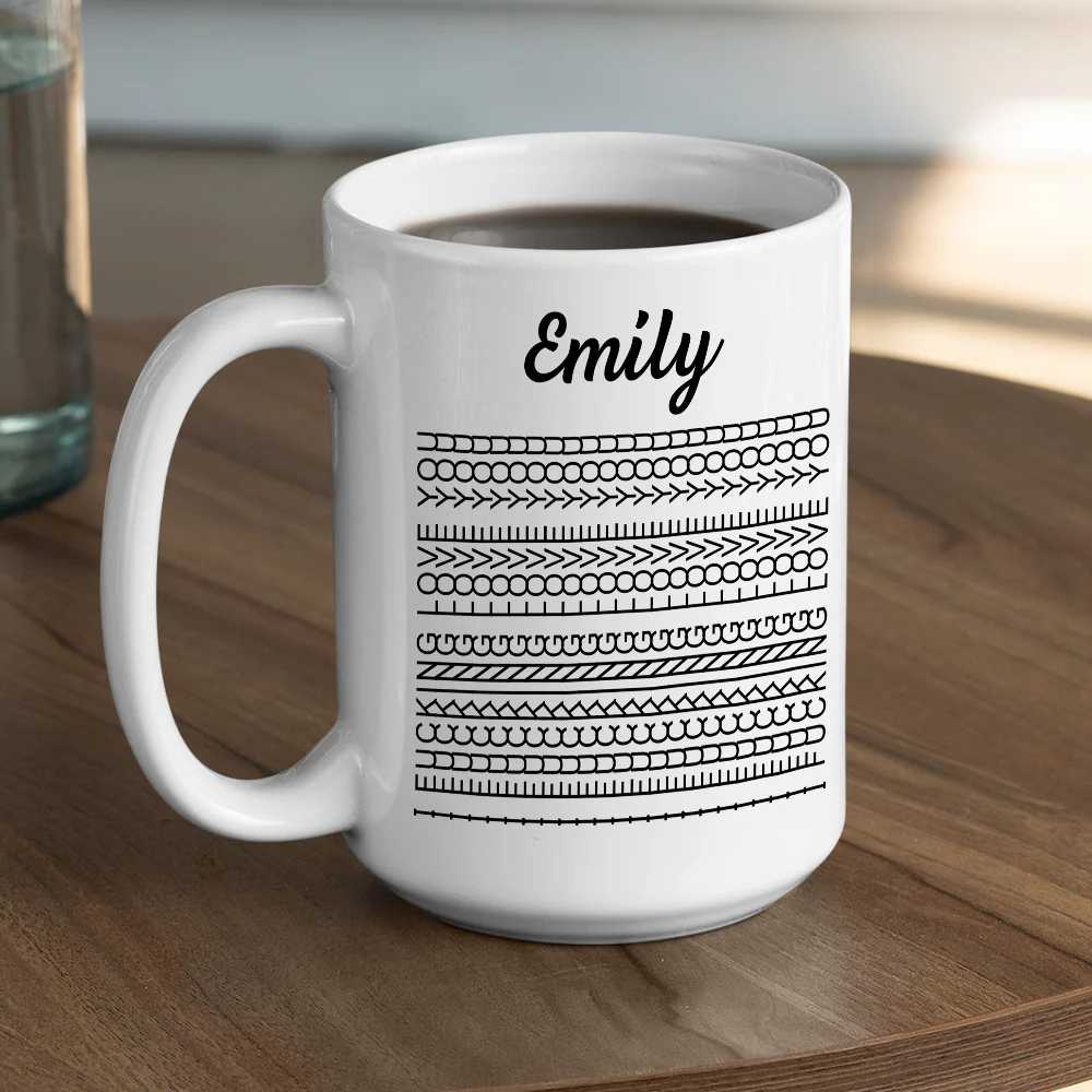 I Love You Hidden Message - Personalized Custom Coffee Mug - Image 5