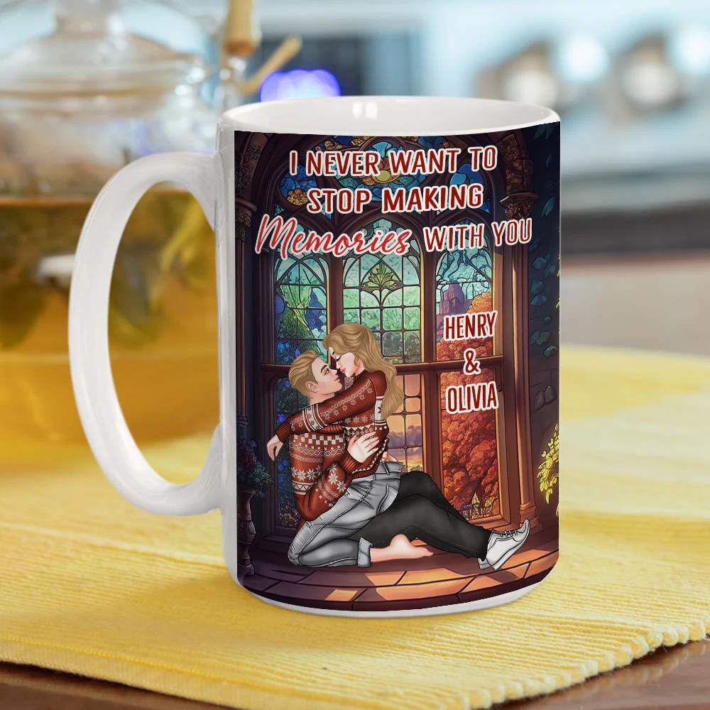 I Love You More With Each Passing Year - Personalized Custom Coffee Mug - Image 12