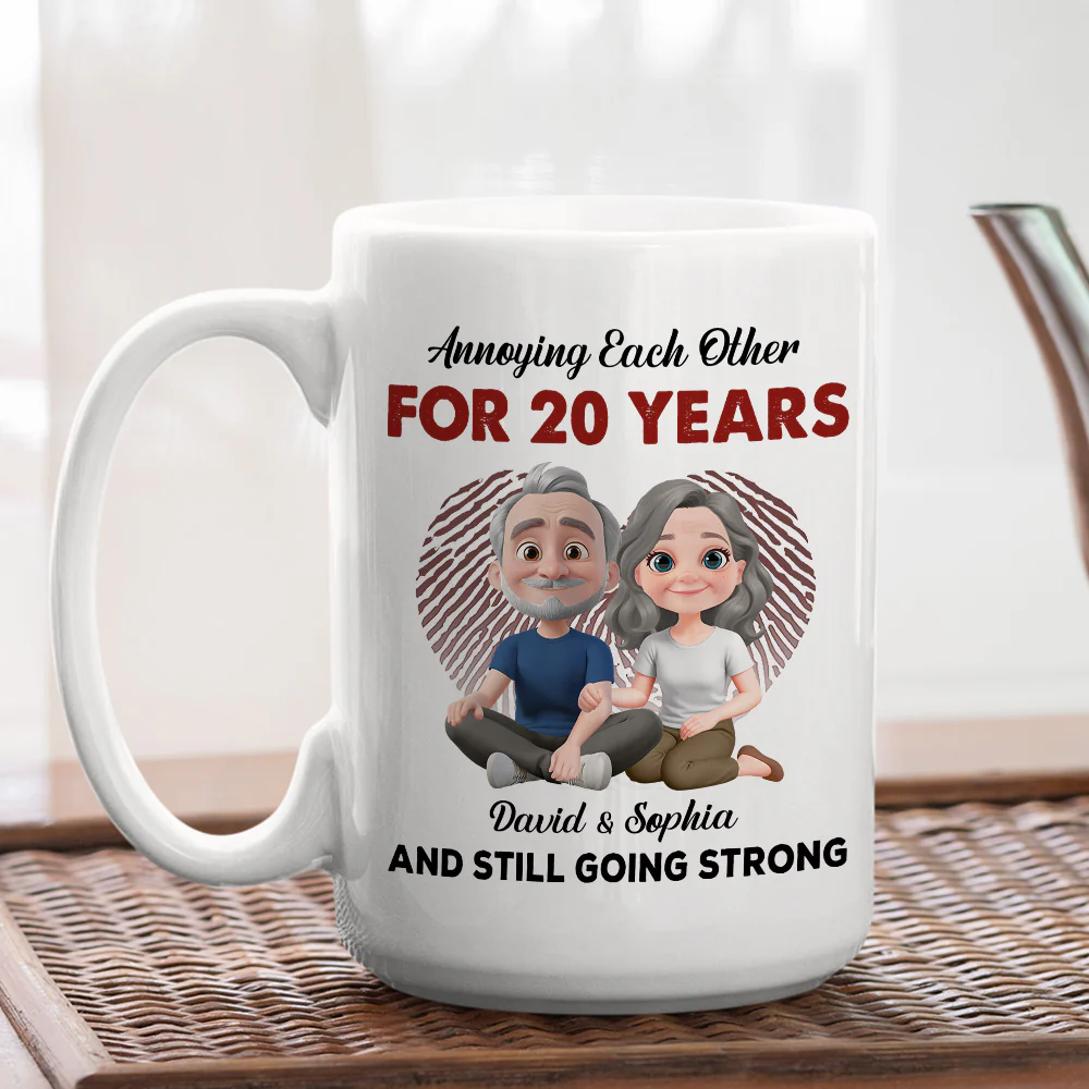 I Love You My Whole Life - Personalized Custom Coffee Mug - Image 4