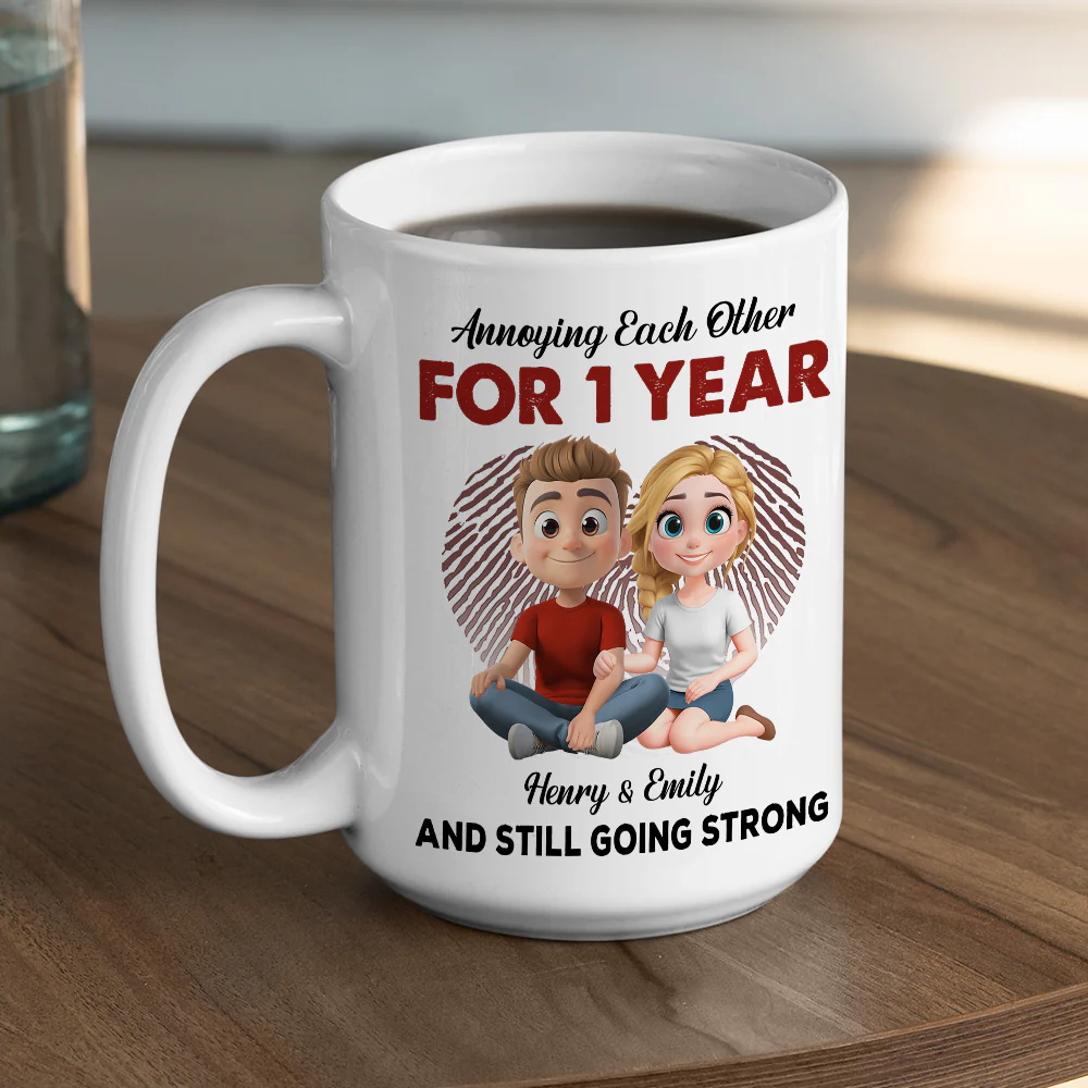 I Love You My Whole Life - Personalized Custom Coffee Mug - Image 5
