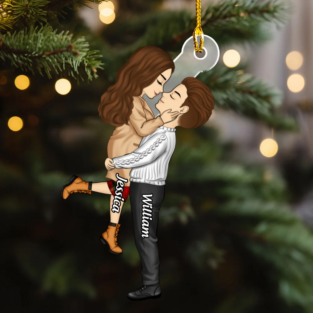 I Love You - Personalized Custom Acrylic Ornament - Image 5