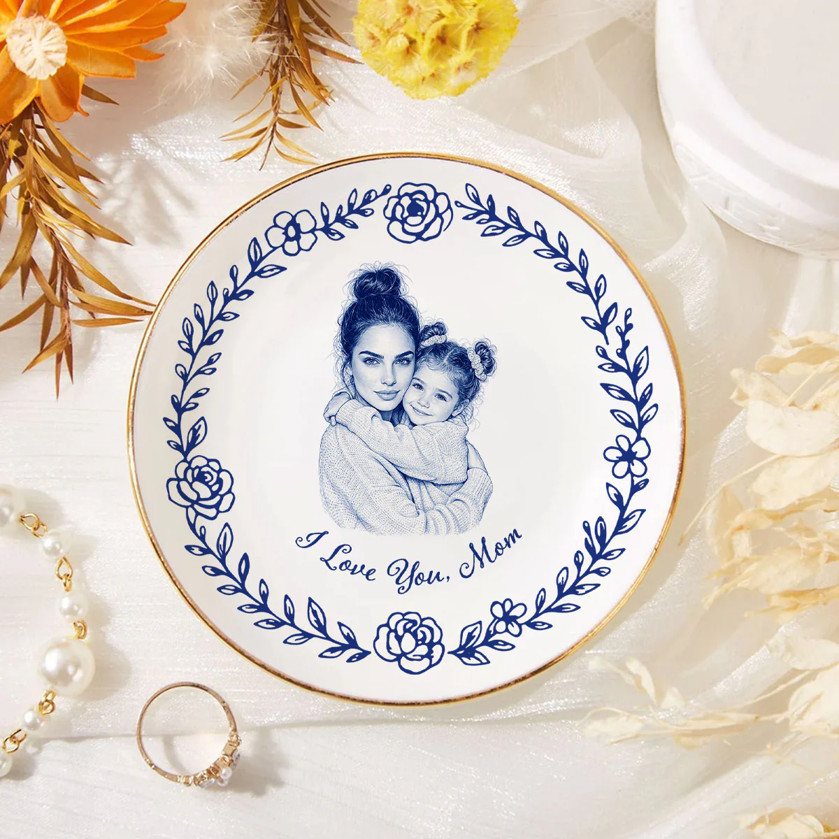 I Love You - Personalized Custom Jewelry Dish
