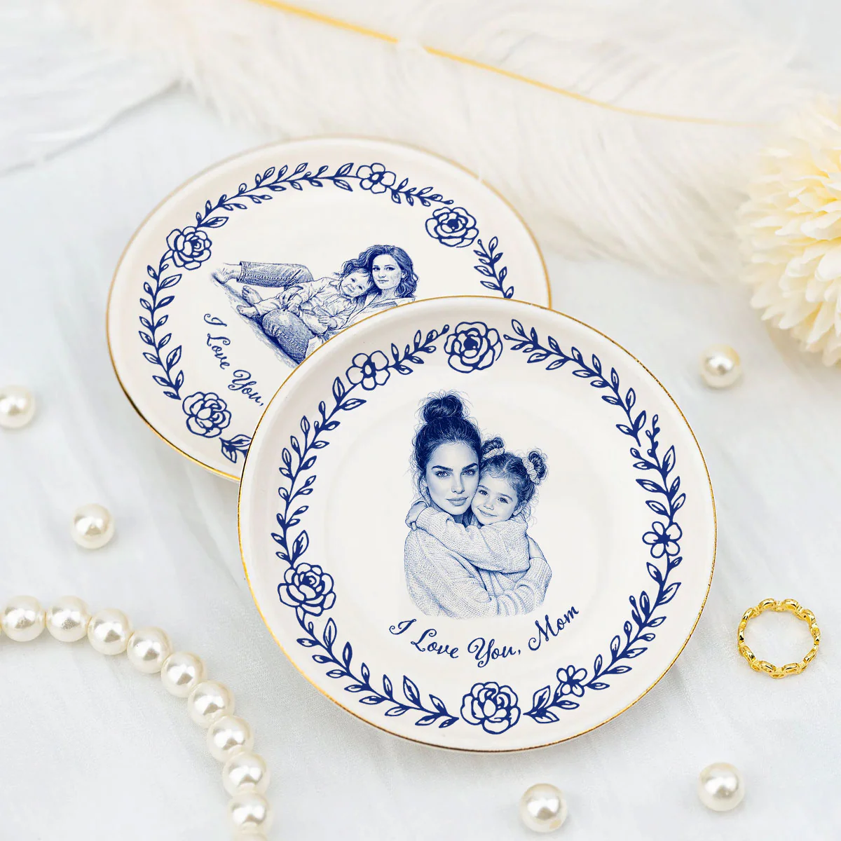 I Love You - Personalized Custom Jewelry Dish - Image 4