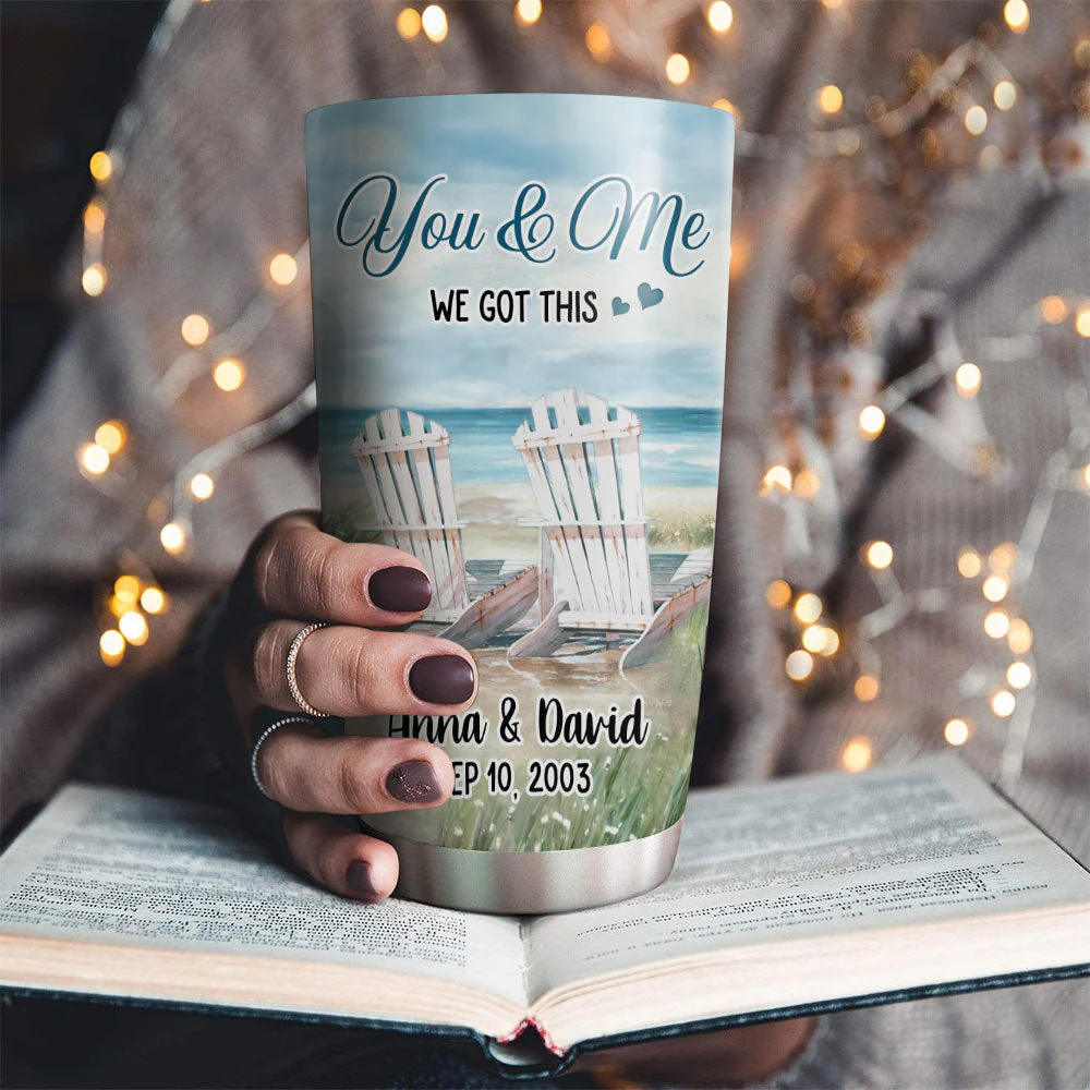 I Love You - Personalized Custom Tumbler - Image 5
