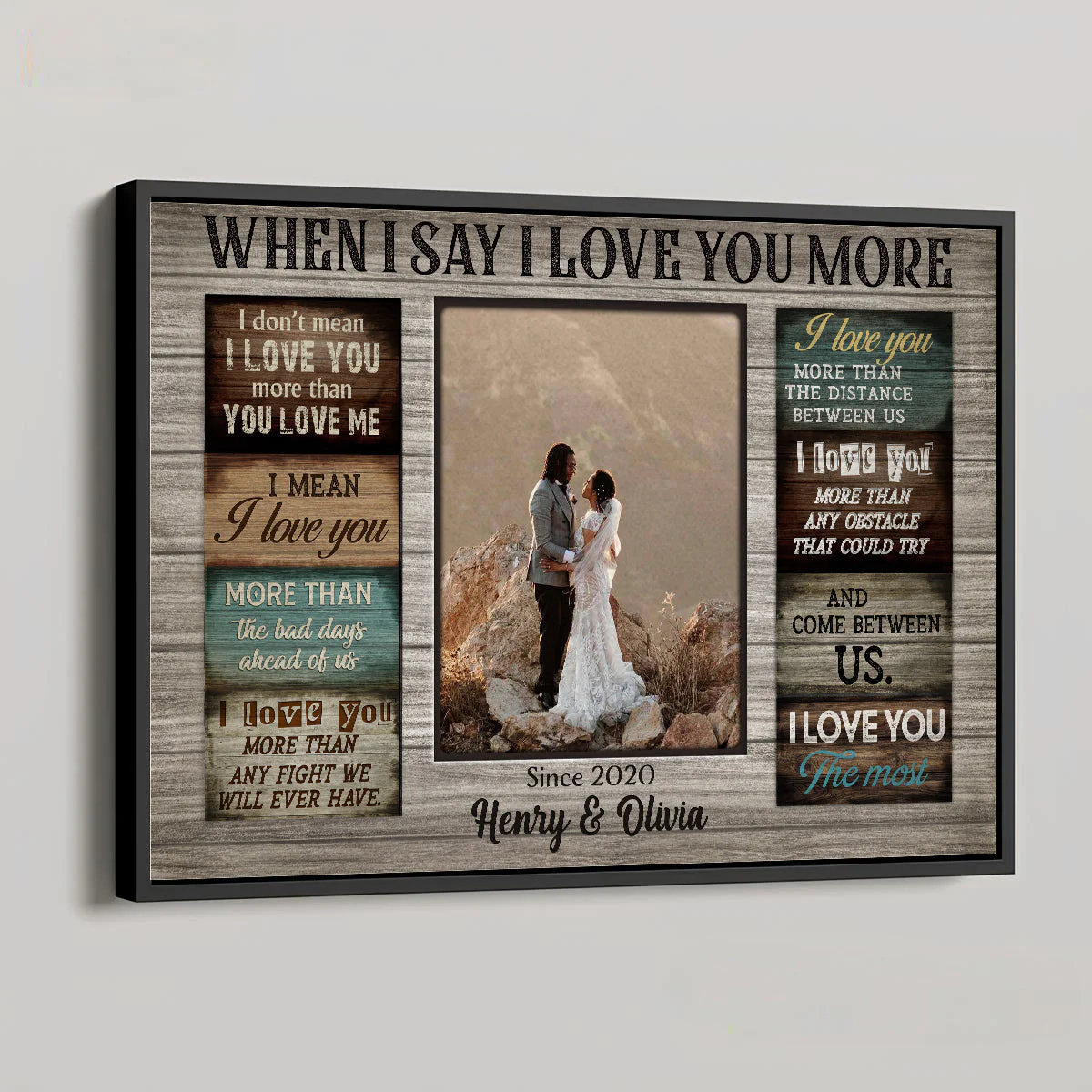 I Love You The Most - Personalized Custom Poster - Image 2