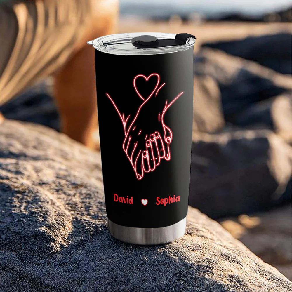 I Met You I Liked You I Love You - Personalized Custom Tumbler - Image 3