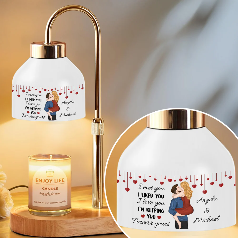 I Met You I Liked You - Personalized Custom Candle Warmer Lamp