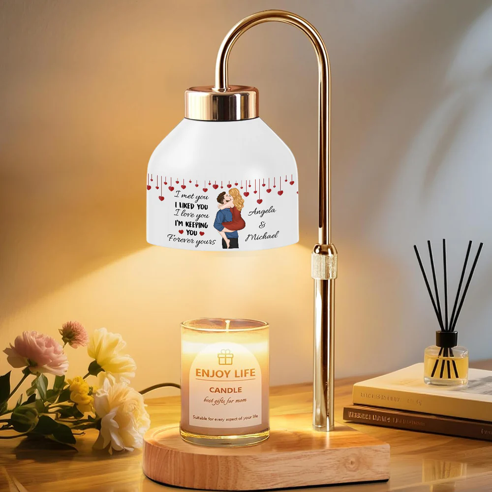 I Met You I Liked You - Personalized Custom Candle Warmer Lamp - Image 2