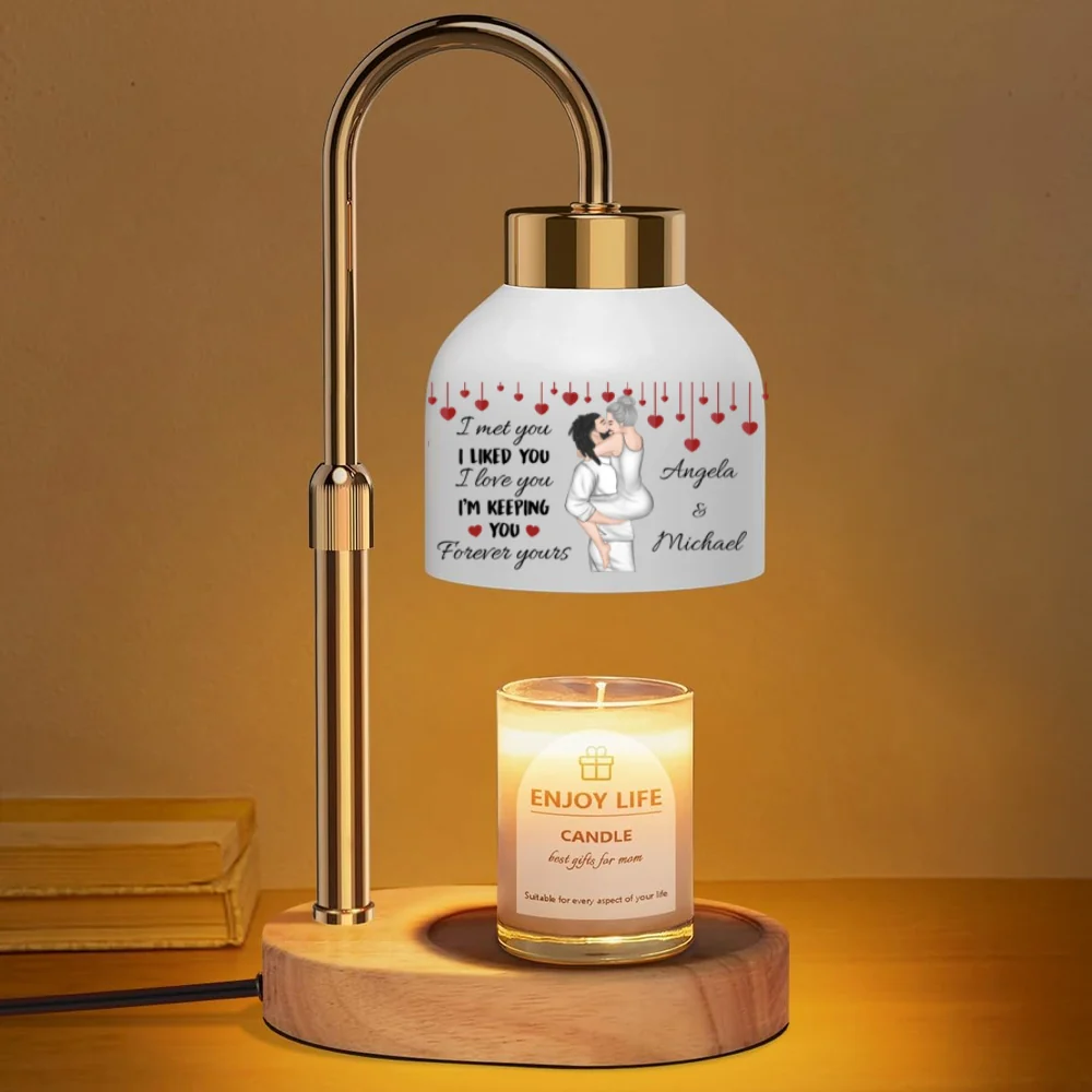 I Met You I Liked You - Personalized Custom Candle Warmer Lamp - Image 7