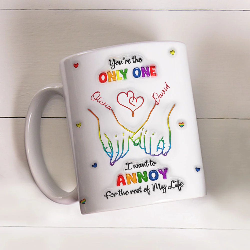 I Met You I Loved You - Personalized Custom 3D Inflated Effect Mug - Image 2