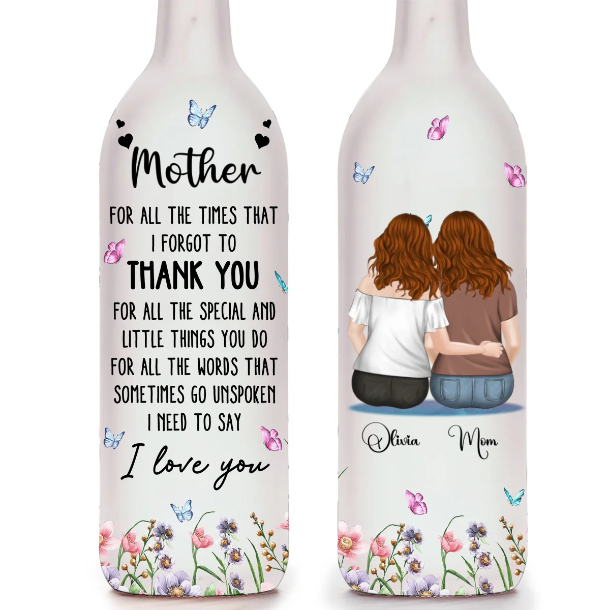 I Need To Say I Love You Mom - Personalized Custom Bottle Lamp - Image 7