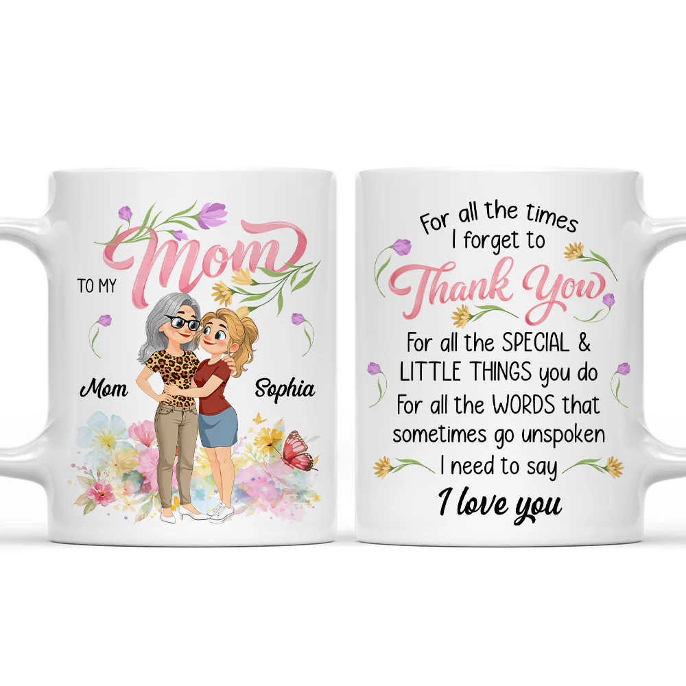 I Need To Say - Personalized Custom Coffee Mug