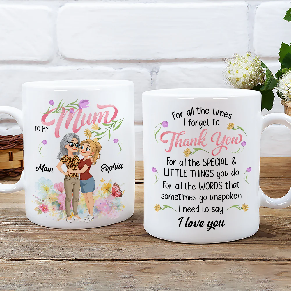 I Need To Say - Personalized Custom Coffee Mug - Image 2