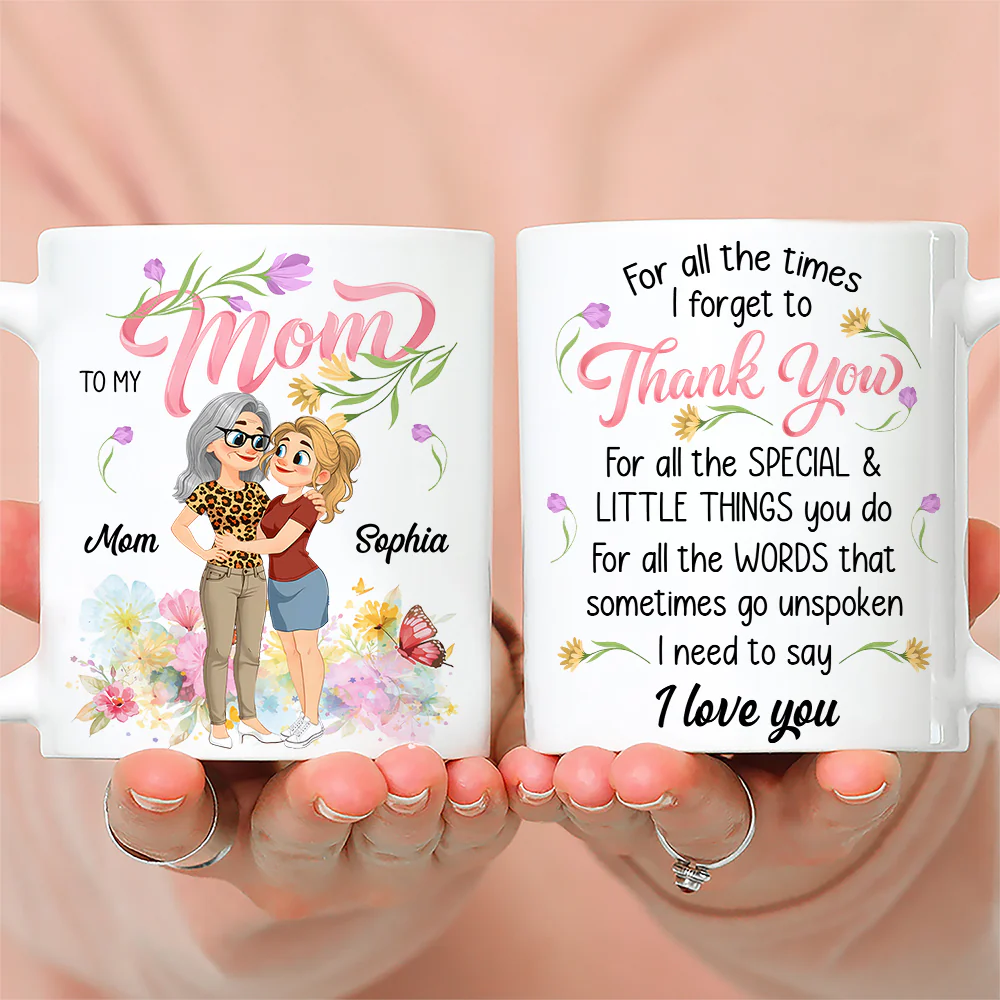 I Need To Say - Personalized Custom Coffee Mug - Image 3