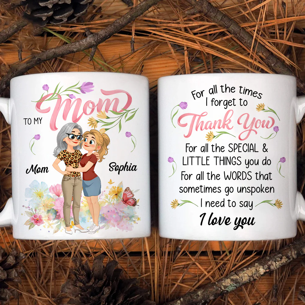 I Need To Say - Personalized Custom Coffee Mug - Image 4