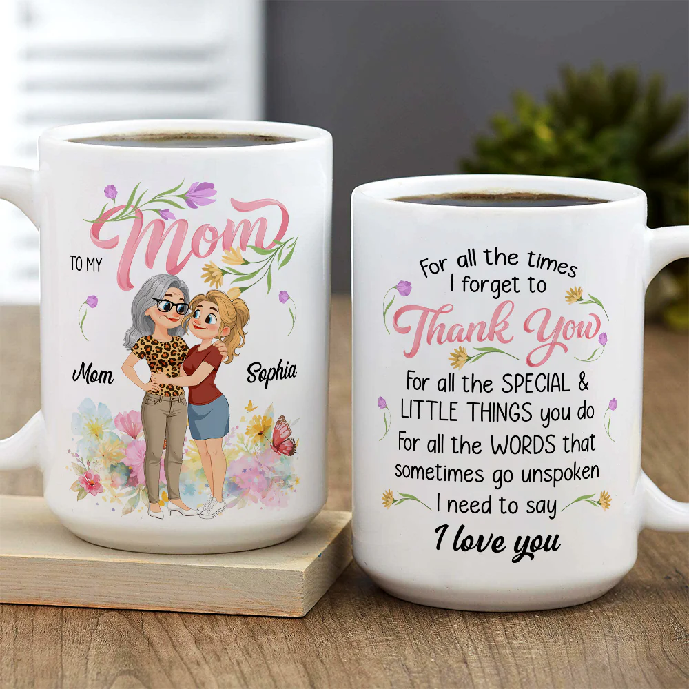 I Need To Say - Personalized Custom Coffee Mug - Image 5