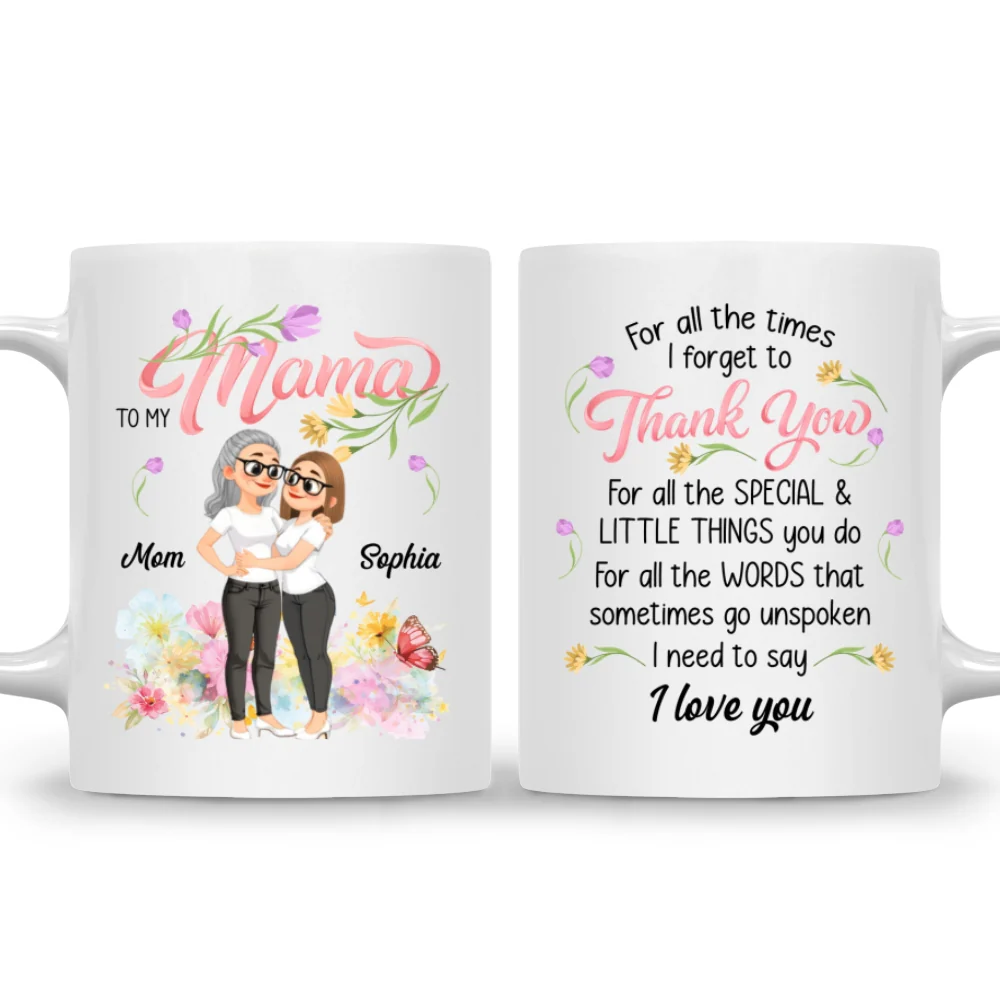 I Need To Say - Personalized Custom Coffee Mug - Image 8