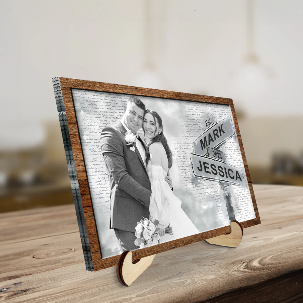 I Need You Because I Love You - Personalized Wooden Plaque - Image 4
