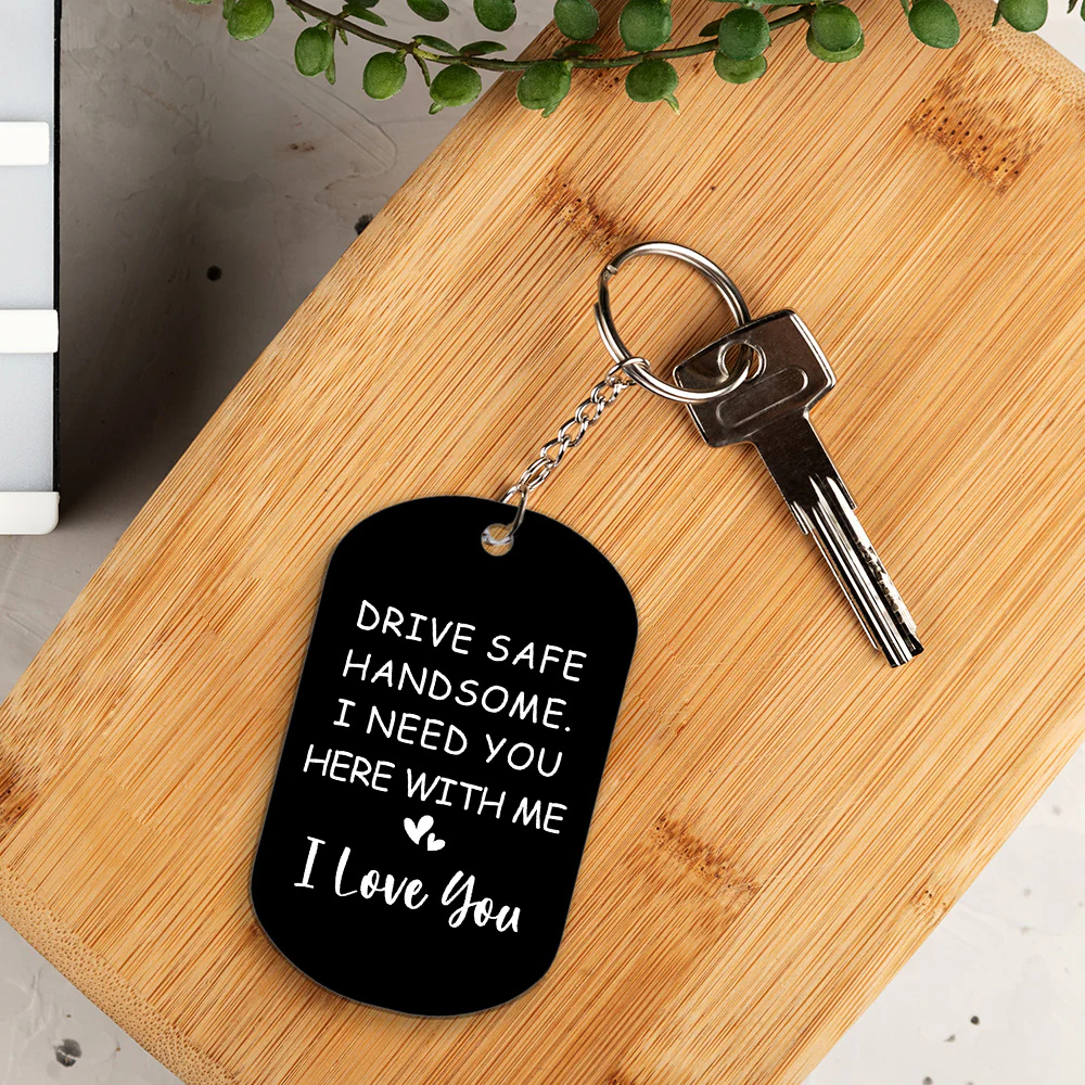 I Need You Here - Personalized Custom Acrylic Keychain - Image 6