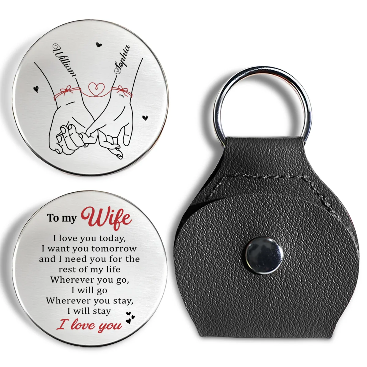 I Need You - Personalized Custom Pocket Hug - Image 6