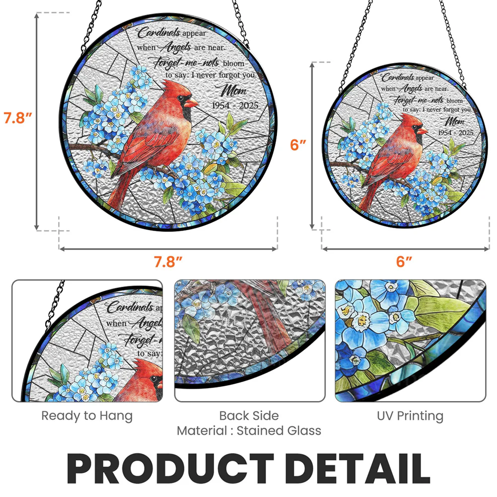 I Never Forgot You - Personalized Custom Window Hanging Suncatcher - Image 5