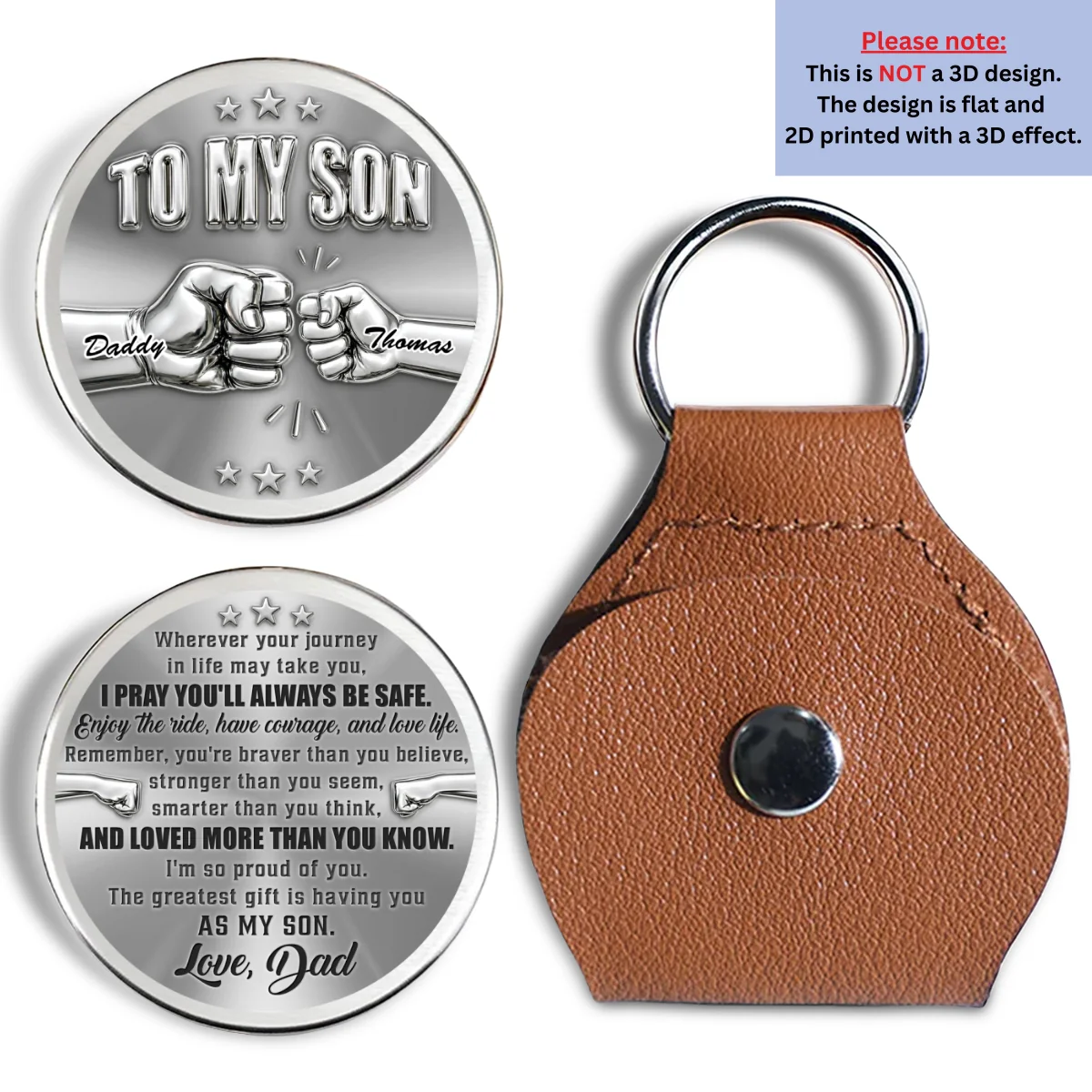 I Pray You Will Always Be Safe - Personalized Custom Pocket Hug - Image 6