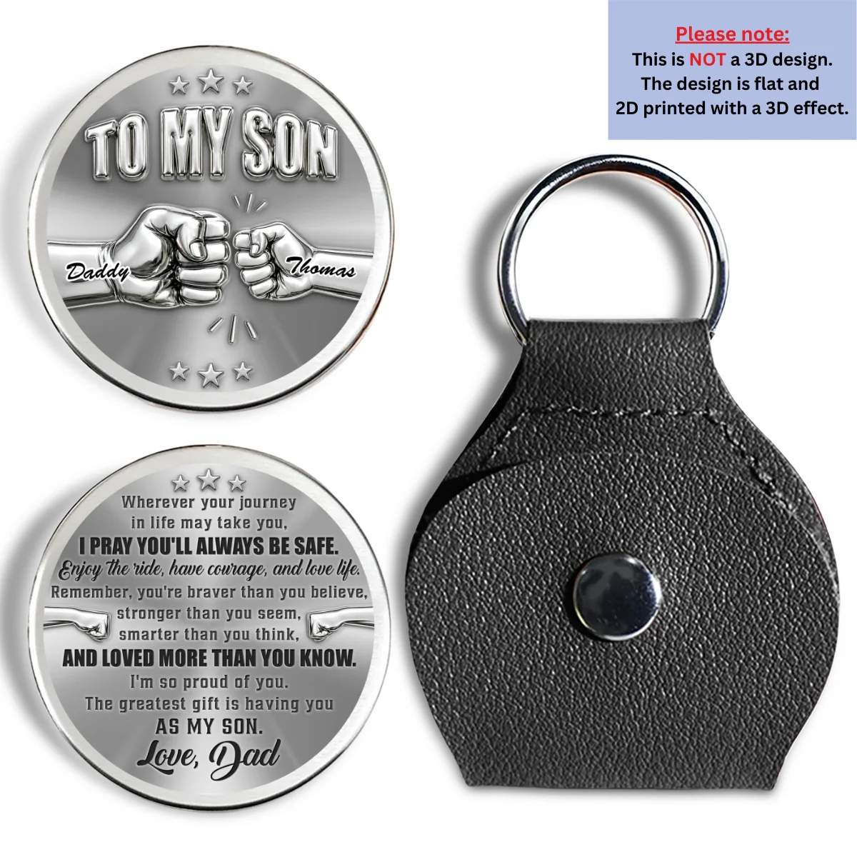 I Pray You Will Always Be Safe - Personalized Custom Pocket Hug - Image 7