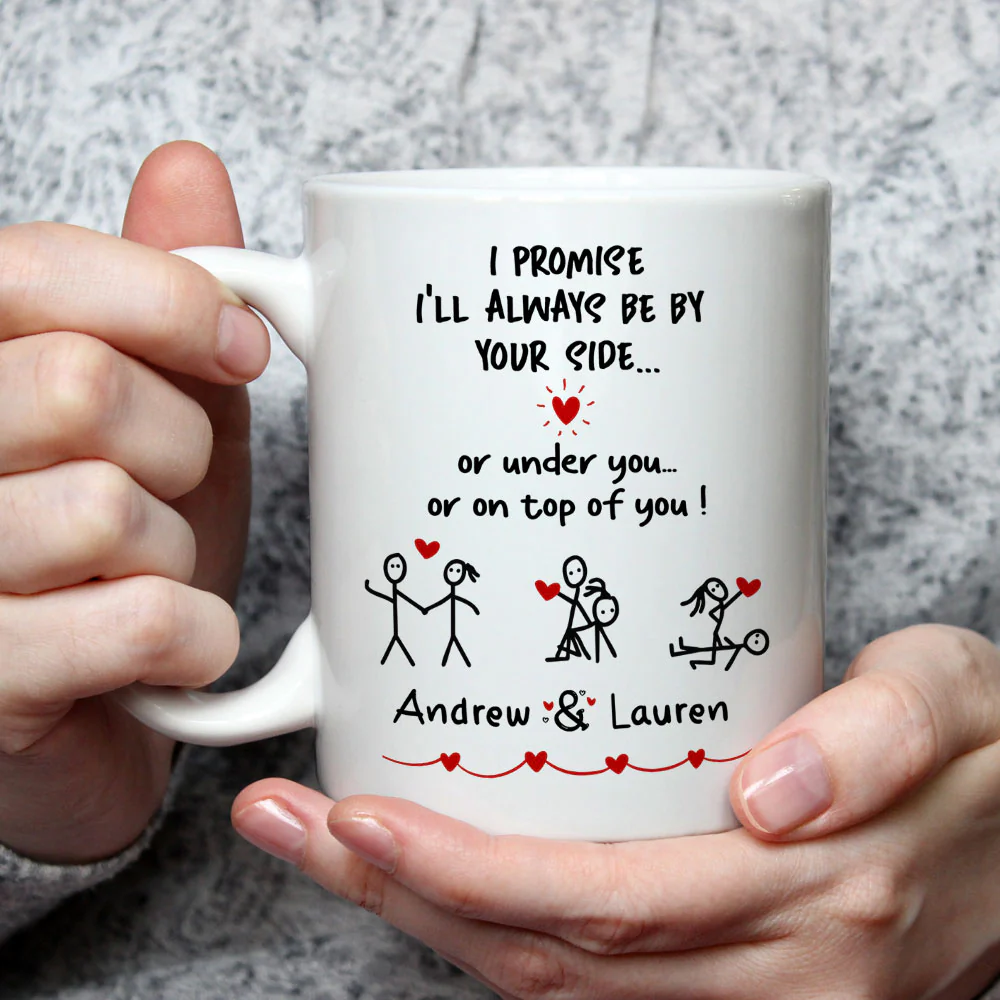 I Promise - Personalized Custom Coffee Mug - Image 3